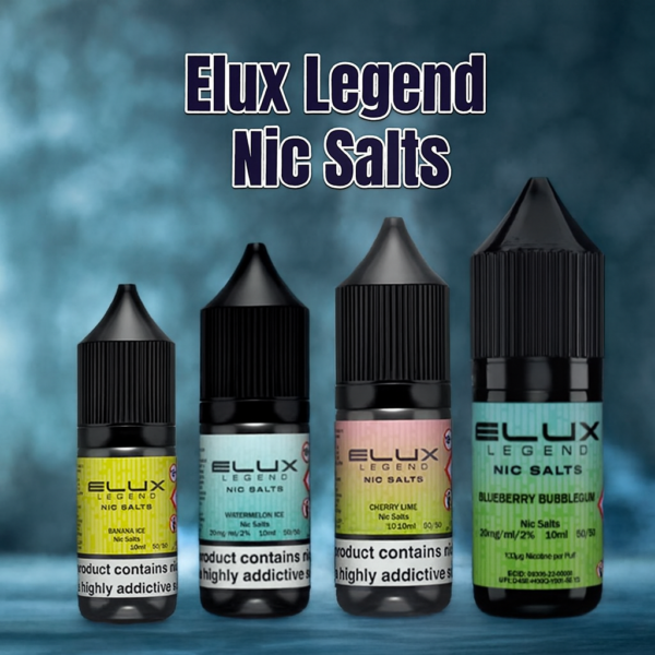 ELUX Legend Nic Salt Wholesale Box of 10 Europe Bulk Buy 1.25 Euro"