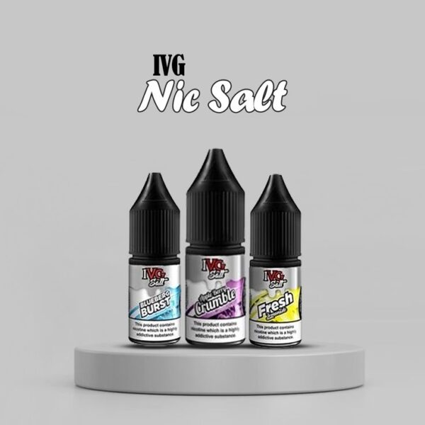 IVG Nic Salt Wholesale Europe Bulk Box of 10 at 12.00 Euro No Customs