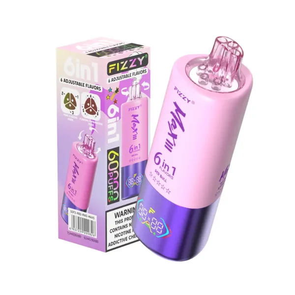Fizzy Max III 6in1 60000 Puffs Disposable Vape Wholesale Fizzy Max III 6in1 60000 Puffs Disposable Vape Wholesale